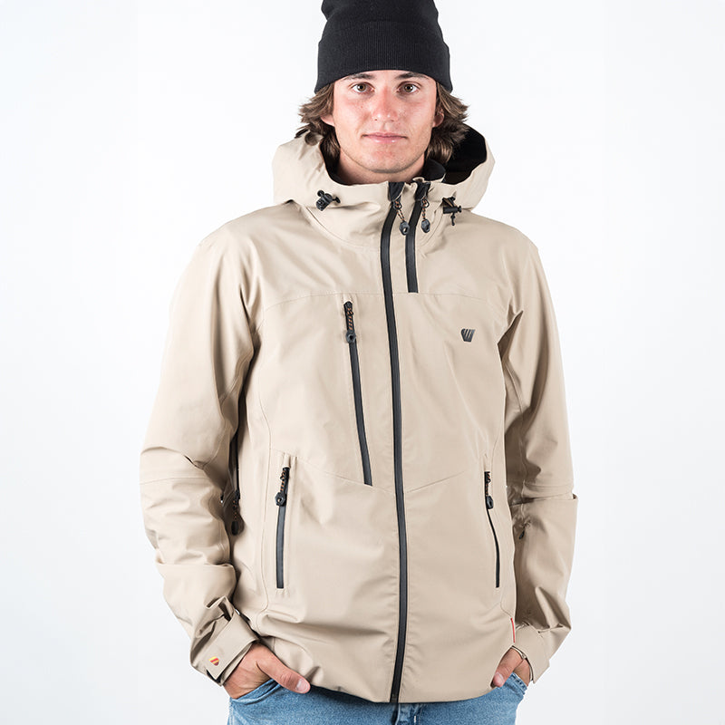 Veste 3 couches imperméable Beige